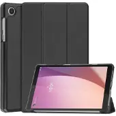 SKALO Lenovo Tab M8 Gen 4 Trifold Suojakotelo - Musta