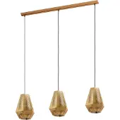 Eglo 43228 - Kattokruunu narulla CHIAVICA 3xE27/28W/230V