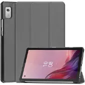SKALO Lenovo Tab M9 Trifold Suojakotelo - Harmaa