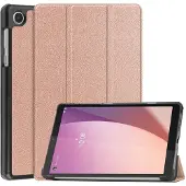 SKALO Lenovo Tab M8 Gen 4 Trifold Suojakotelo - Ruusukulta