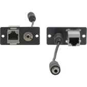 Kramer WA-45(W) WALL PLATE INSERT - 3.5MM & RJ-45 (85-001599)
