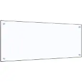 vidaXL Keittiön suojapaneeli, läpinäkyvä, 100x40 cm, lasi