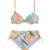 Sunseeker Bikini minttu / tummanvihreä / pastellinvioletti / koralli