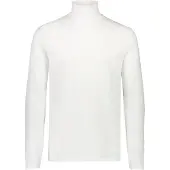 Lindbergh Roll Neck Tee L/S - White - XXL