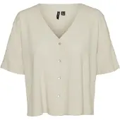 Vero Moda Pusero 'Jesmilo' beigenharmaa
