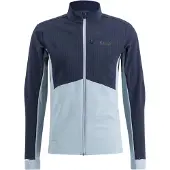 Swix Men's Pace Hybrid Full Zip Midlayer Dark Navy/Fog S