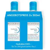 Bioderma Hydrabio H2O - Micellar water, kosteuttava kuivalle iholle - kaksoispakkaus Meikinpoistoaine 1000 ml