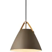 Nordlux by Nordlux Riippuvalaisin Strap, himmennettävä, Ruskea/ruoste, Olohuone/ruokailutila, Metalli, Skandinaavinen