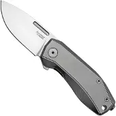 Lionsteel Nano NA01-GY Frame Lock, Magnacut, Grey Titanium, pocket knife