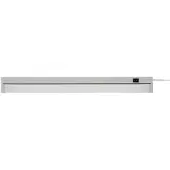 Telefunken LED-kaappivalaisin Hestia, 4 000K, 1 000lm, titaani Hestia, Alumiini/harmaa/sinkki, Keittiö, Synteettinen materiaali, Moderni
