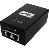 Ubiquity Networks POE-24-30W Gigabit Ethernet 24V PoE-sovitin ja injektori