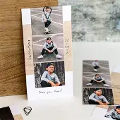 Smartphoto Kaksiosainen kortti Paperiklipsi musta - 12 kpl