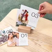 Smartphoto Kuvakalenteri puutelineellä Vaakataso