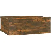 vidaXL Riippuva yöpöytä savustettu tammi 40x30x15 cm