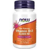 NOW,NOW Foods,NOW,NOW Foods Vitamin D-3 5000 Iu 120 kpl