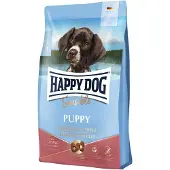 Happy Dog 10kg Sensible Puppy kana, lohi & peruna Supreme koiran kuivaruoka