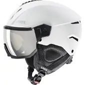 Uvex Instinct Visor, laskettelukypärä visiirillä, valkoinen