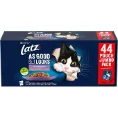Purina Latz - Latz Agail Mixed Selection hyytelössä 44x85 g - Kissat - Kissanruoka - Märkäruoka