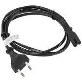 Lanberg Ca-c7ca-10cc-0018-bk Virtajohto Musta 1,8 M C7-liitin Ce