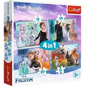 Trefl FROZEN palapelisetti 4 in 1