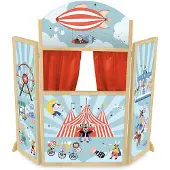 Vilac Puppet Theatre - Circus By Michelle Carlslund - Multi/patterned - ONE SIZE