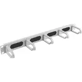 Lanberg AK-1203-S, Kaapelin hallintapaneeli, Metalli, Muovi, Harmaa, 310 g