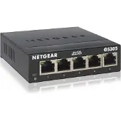 Netgear GS305, Hallitsematon, L2, Gigabit Ethernet (10/100/1000), Seinäkiinnitteinen