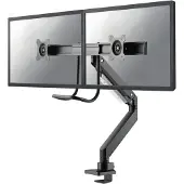 NeoMounts 10-32" x2 Select Monitor Desk Mount, näyttövarsi pöydälle kahdelle näytölle, musta