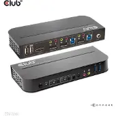 Club 3D DisplayPort/HDMI KVM Switch -kytkin