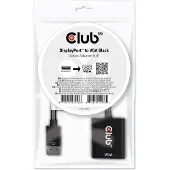 Club 3D displayport 1.1a male to vga female active adapter black