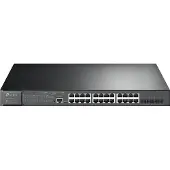 TP-LINK SG3400 JetStream Rackmount Gigabit Managed Switch, 24x RJ-45, 4x SFP+, 384W PoE+ (SG3428XMP)