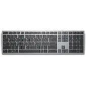Dell KB700, Täysikokoinen (100 %), Langaton, Bluetooth, Näppäimen saksikytkin, QWERTY, Harmaa