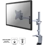 NeoMounts 10-30" Monitor Desk Mount, näyttövarsi pöydälle, hopea