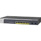 Netgear GS510TPP Hallittu L2/L3/L4 Gigabit Ethernet (10/100/1000) Power over Ethernet -tuki Musta (GS510TPP-100EUS)