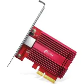 TP-LINK TX401, Sisäinen, Langallinen, PCI Express, Ethernet, 10000 Mbit/s, Punainen