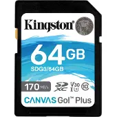 Kingston Canvas Go! Plus - SD-muistikortti, 64 GB