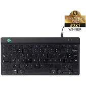 R-Go Tools Ergonomisch toetsenbord R-Go Compact Break, compact toetsenbord met pauzesoftware, AZERTY (BE), bedraad, zwart, Langallinen, USB, Näppäimen (RGOCOBEWDBL)