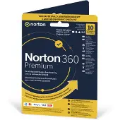 Norton 360 Premium 10 Laitetta 1 Vuosi – 75 GB Pilvitallennus ja Online-turva