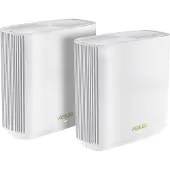 Asus ZenWiFi XT9 -mesh WiFi -järjestelmä, Wi-Fi 6, AX7800, Tri-band, 2 kpl, valkoinen