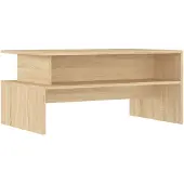 vidaXL Sohvapöytä Sonoma-tammi 90x55x42,5 cm tekninen puu