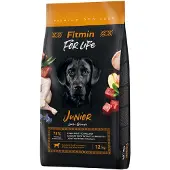 Fitmin 2x12kg Dog for Life Junior Suuret rodut