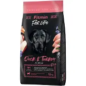 Fitmin 2x12kg Dog For Life Ankka & Kalkkuna