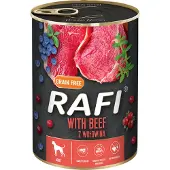 Rafi 24x400g Adult, nauta koiran märkäruoka