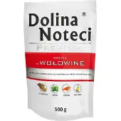 Dolina Noteci 20x500g Premium annospusseissa, kalkkuna, koiran märkäruokaa