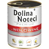 Dolina Noteci 12 x 800 g Premium, naudanliha, koiran märkäruoka