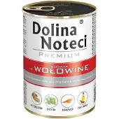 Dolina Noteci 24x400g Premium, naudanliha, koiran märkäruokaa