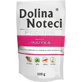 Dolina Noteci 20x500g Premium annospusseissa, kalkkuna, koiran märkäruokaa