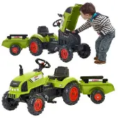 Falk Claas 410 Arion Vihreä Poljettava Traktori Lapsille