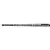Staedtler Pigment liner Fineliner 0.7mm, Musta, 0,7 mm (308 07-9)