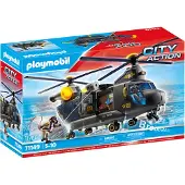 Playmobil City Action Taktinen Poliisi Kaksoisroottorihelikopteri Leikkisetti